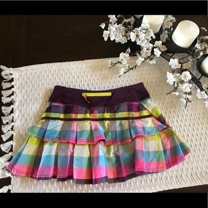 Lululemon Skort Skirt 4 Small plaid Tennis Golf
